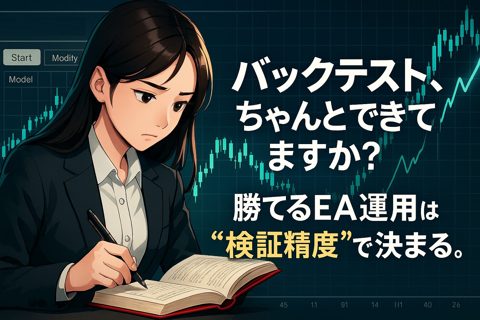 MT4でバックテストをおこなう方法 | MT4 MT5 EA（Expert Advisor）の無料配布
